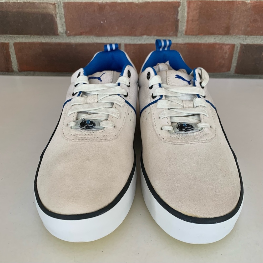 Puma Mens GRIMME Fabric Low Top Vaporous-black-snorkel Blue Sneakers US 6.5 M - Picture 3 of 8
